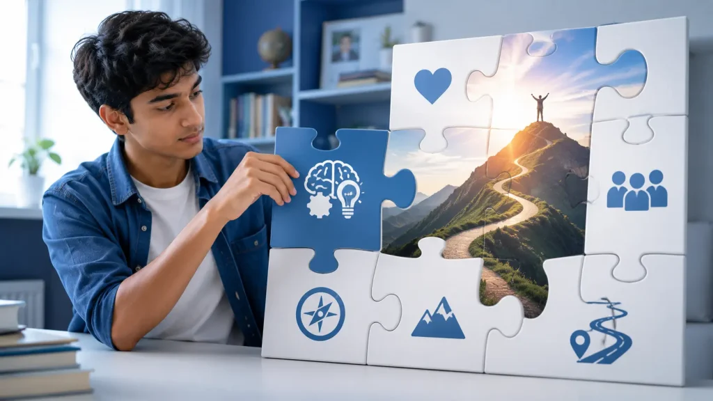 Career decisions depend on aptitude, interests, personality and values working together