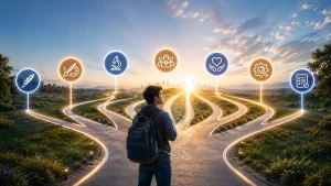 Career interest tests help identify work preferences but interests alone cannot predict career success
