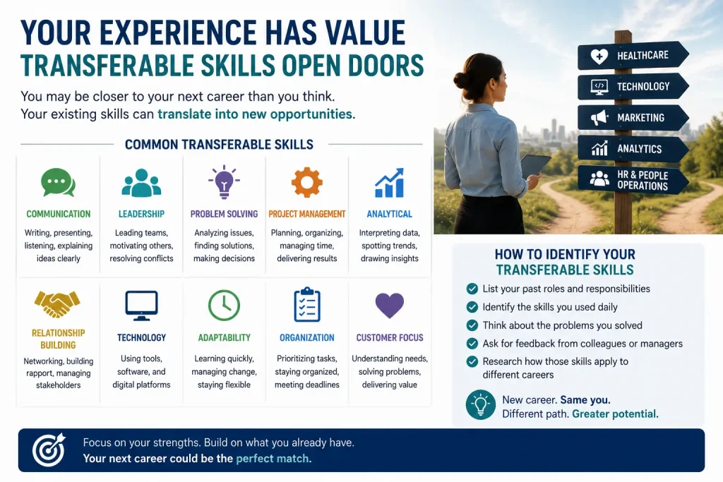Transferable skills that can help with a career change